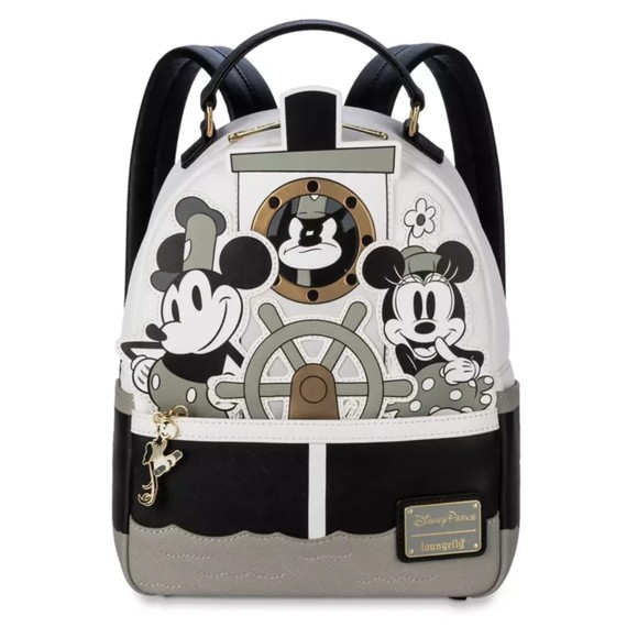 Loungefly Handbags - Steamboat Willie Loungefly Mini Backpack NEW With TAGS